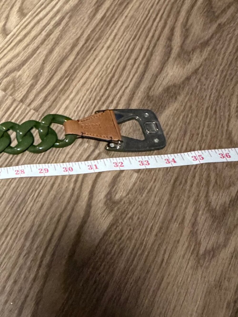 Vintage Prada Belt Green Size 85/34 - Picture 7 of 11